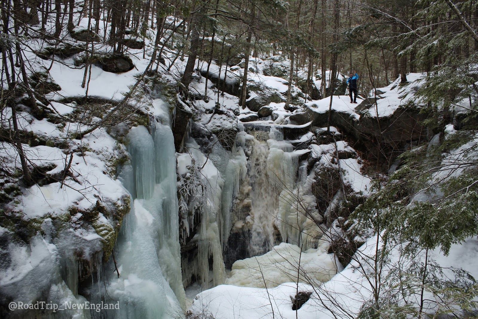RoadTrip New England Check out this Frozen Waterfall Hike in
