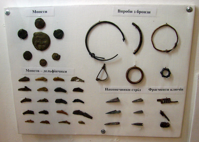 Находки, демонстрирующиеся во втором музее
