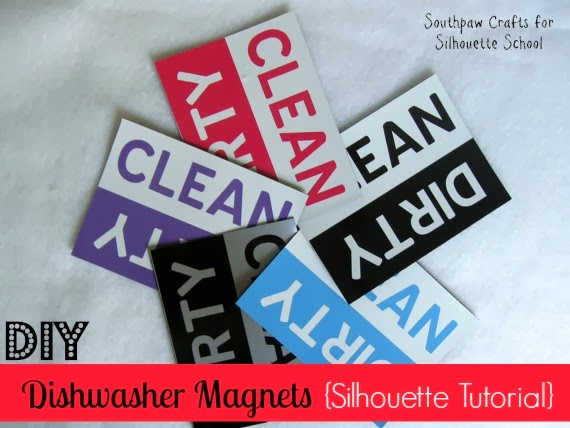 Diy Dishwasher Magnets Clean Dirty Silhouette Magnets Tutorial Sub Teacher Project Silhouette School