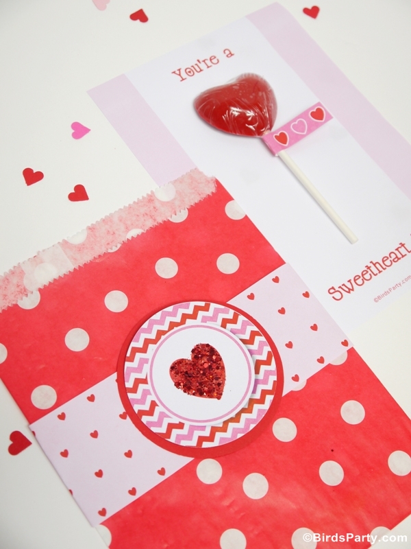 Diy Sweet Heart Lollipop Valentines Day Card Party Ideas Party