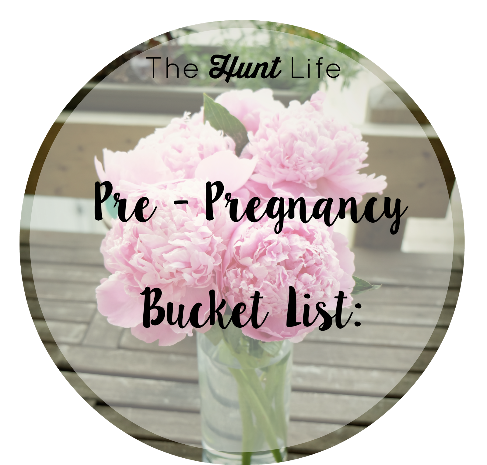 The Hunt Life Pre Pregnancy Bucket List