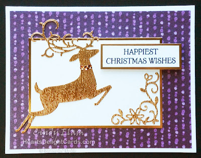 Heart's Delight Cards, Dashing Deer, Christmas Card, Stampin' Up!