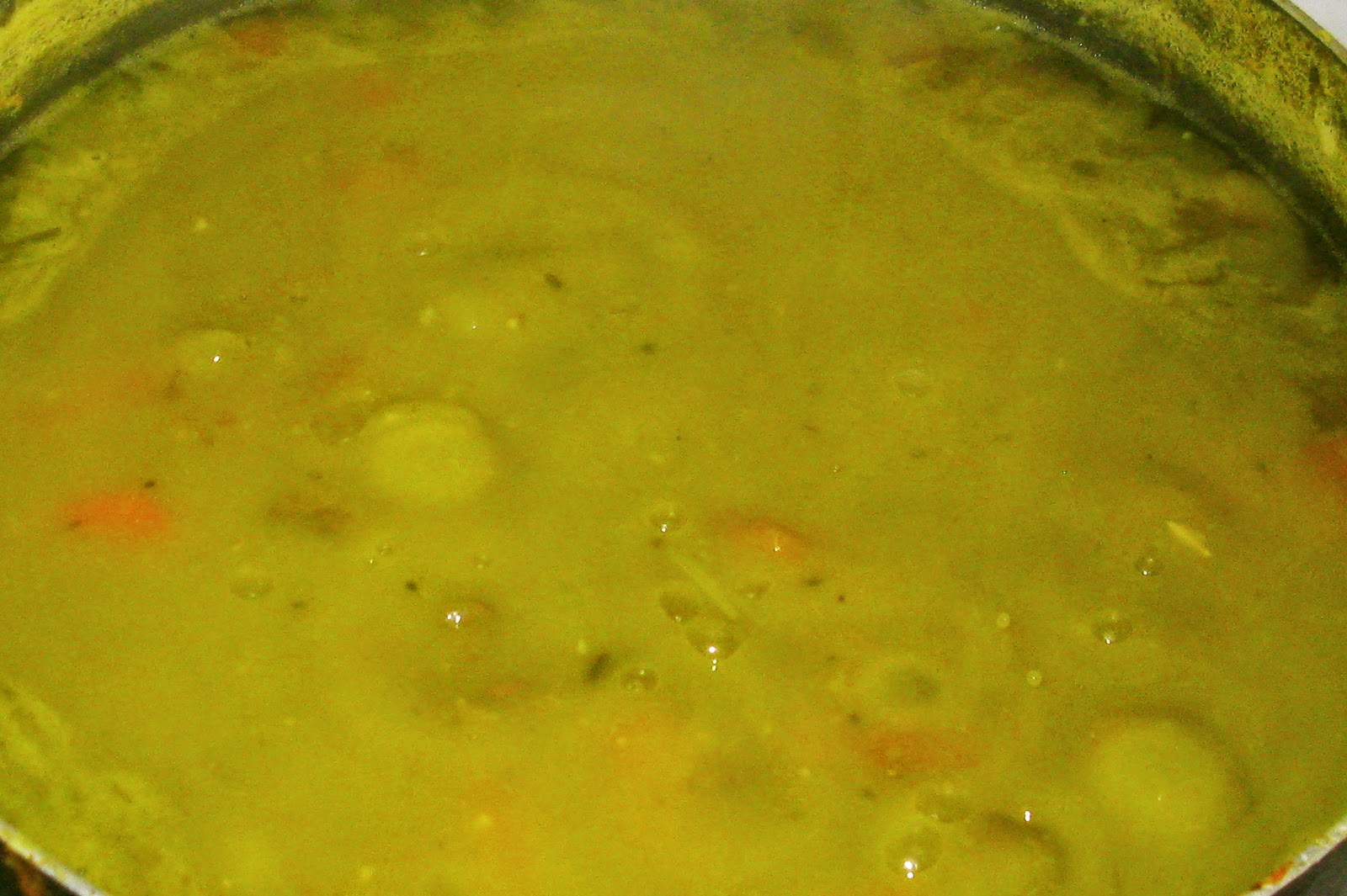 GOOD LIFE Living Well Split pea and butternut squash soup; Tomato and