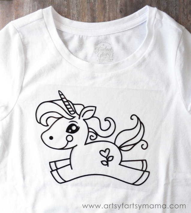 DIY Coloring Shirts with Cricut