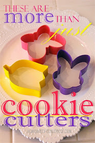 use holiday cookie cutters for napkin rings, tree ornaments, and more - all year long!