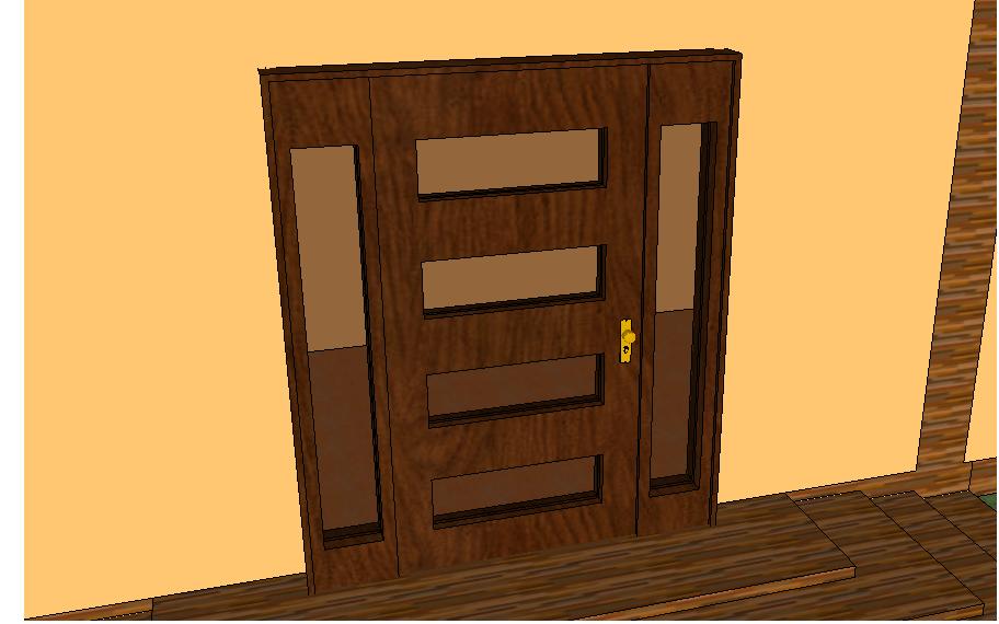 Casa con google sketchup: mayo 2011