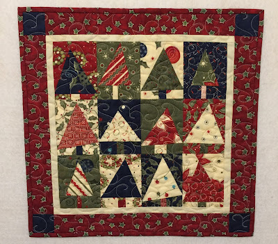 Suzy's Quilting Room: Itty Bitty Whacky Wonky Christmas Trees