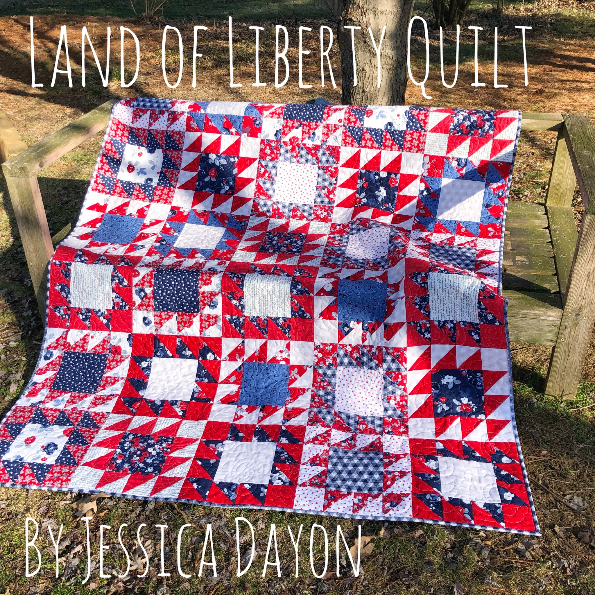 Land That I Love: A Free Hexagon Quilt Pattern - Stitching The Journey