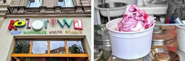 What to do in Poznan: Get ice cream at Kolorowa