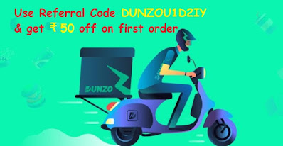 Dunzo,Dunzo Referral Code,Dunzo new user referral code,Dunzo coupon Code,Dunzo app invite code,Dunzo offers