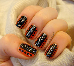 tribal nail nails acrylic