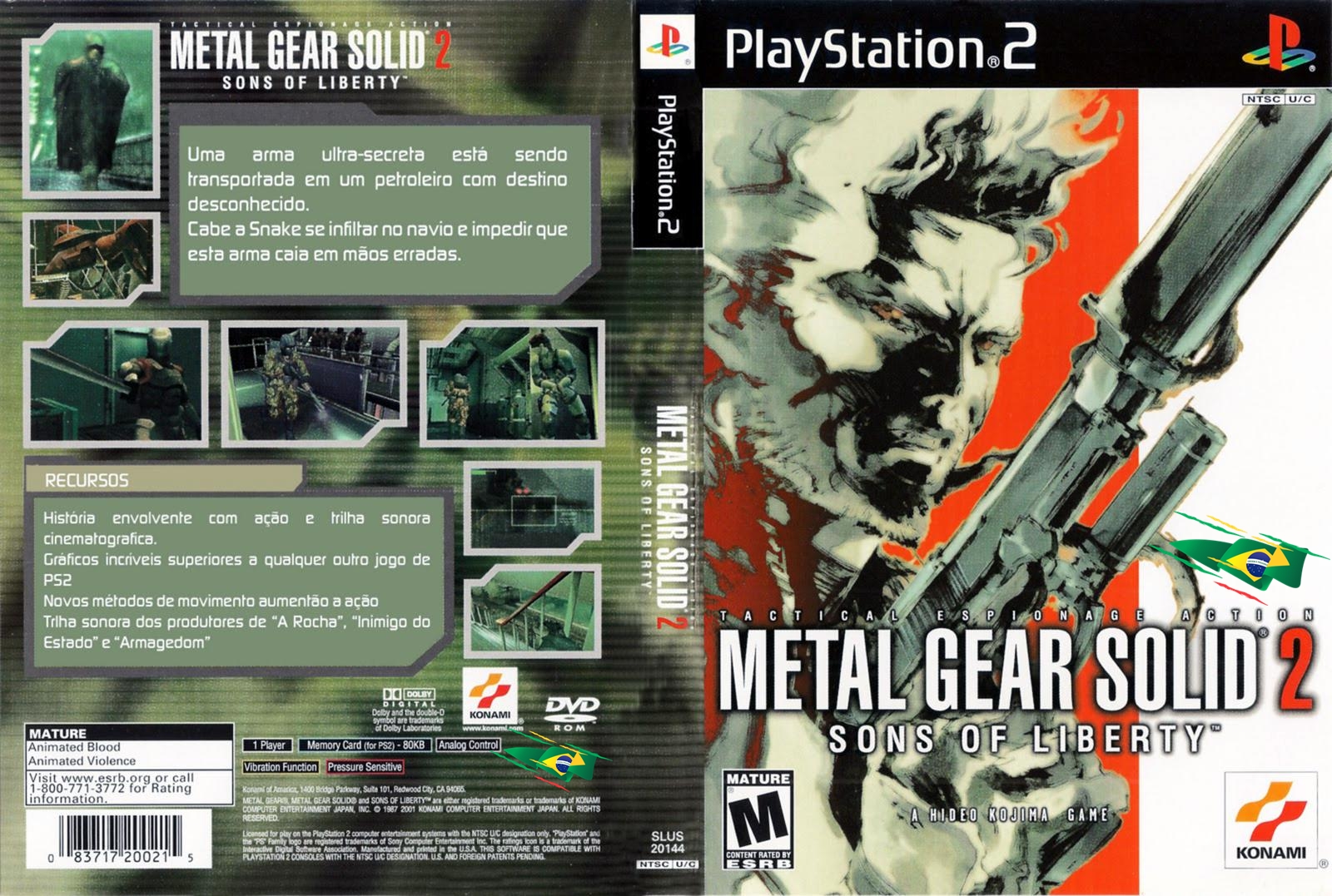 revivendo-a-nostalgia-do-ps2-metal-gear-solid-2-sons-of-liberty-ps2-pt-br