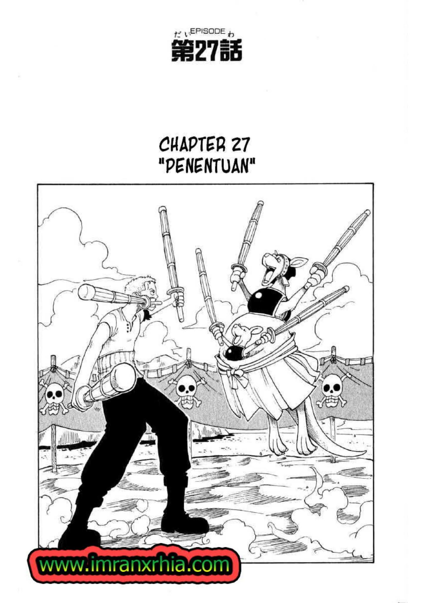 Manga One Piece Chapter 0027 Bahasa Indonesia