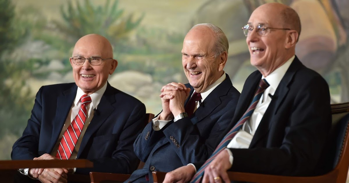 El Presidente Nelson, Oaks, Eyring conforman la Primera Presidencia de