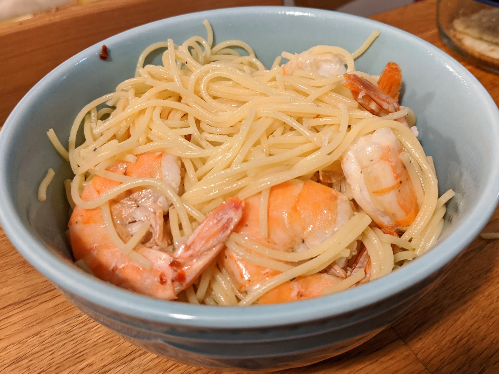 Shrimp Scampi with Spaghetti - The Sassy Squid