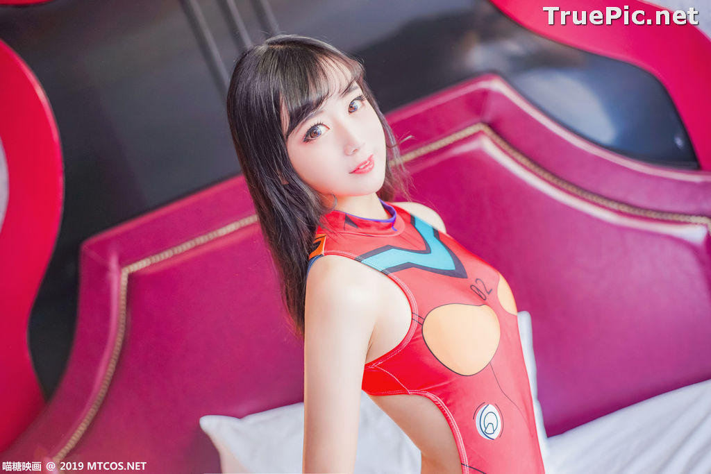 Image [MTCos] 喵糖映画 Vol.038 – Chinese Cute Model – Red Line Monokini - TruePic.net - Picture-32