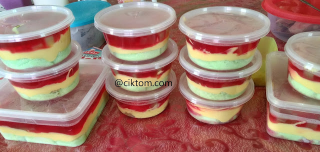 cara buat puding triffle cara paling mudah