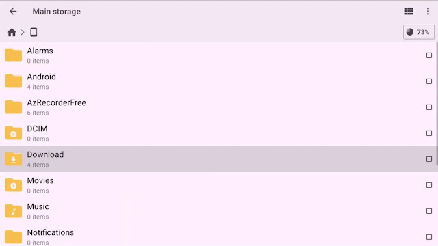 open download folder in file explorer download folder in cx file explorer