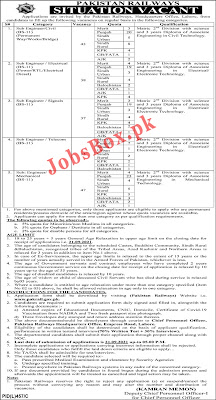 Latest post in Pakistan Railways Jobs 2021 – PR Jobs Application Form via pakrail.gov.pk