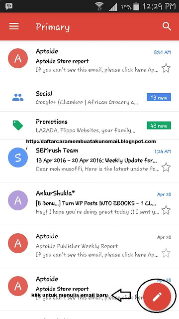Cara Mengirim Email Gmail Lewat Hp Android