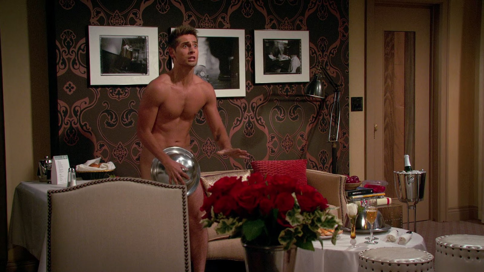 Jean-Luc Bilodeau shirtless in Baby Daddy 4-20 "Till Dress Do Us Part&...