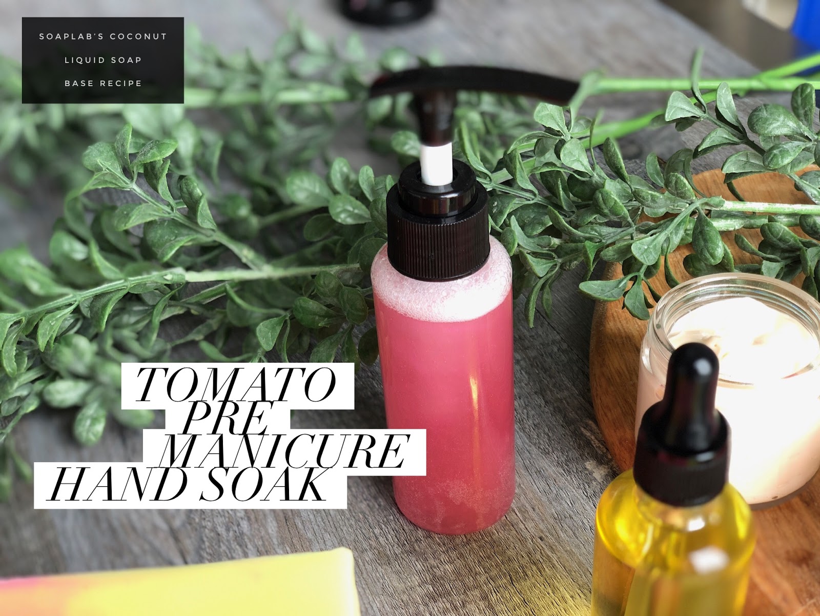 SoapLab Malaysia DIY Hand Care Series Tomato Hand Soak