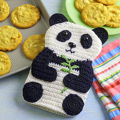 Panda Crochet Potholder pattern