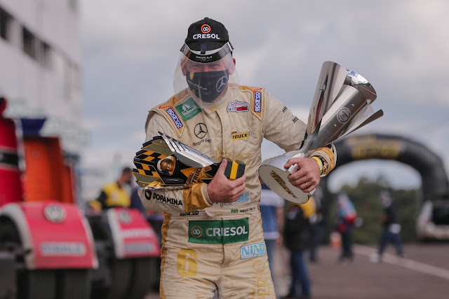 AM Motorsport garante dois caminhões na Grande Final Com pole, vitória e um P4, Cirino garantiu vaga na Grande Final