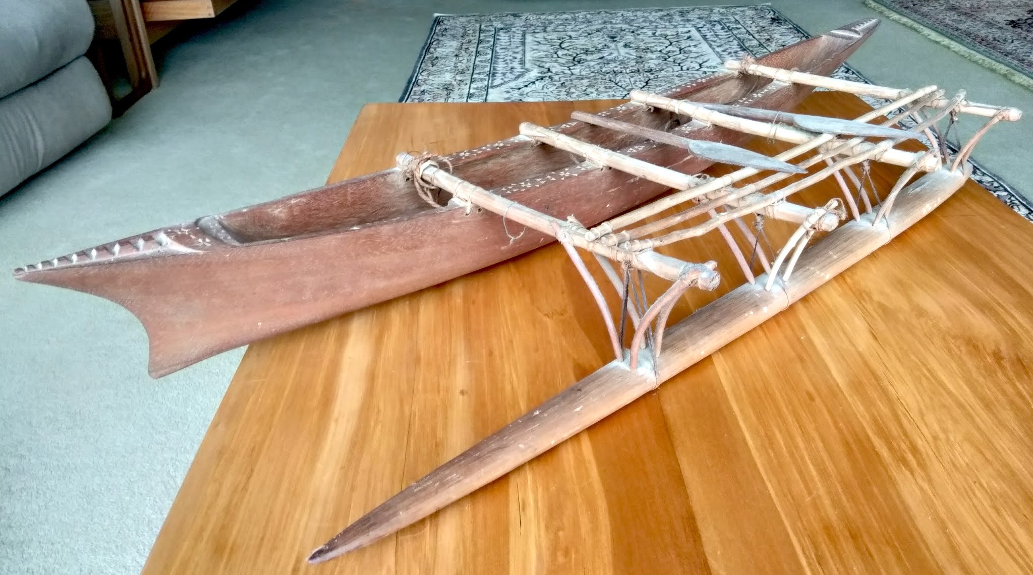 My Collection of Outrigger Canoe Models