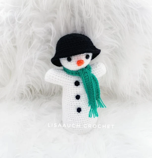 snowman crochet pattern free