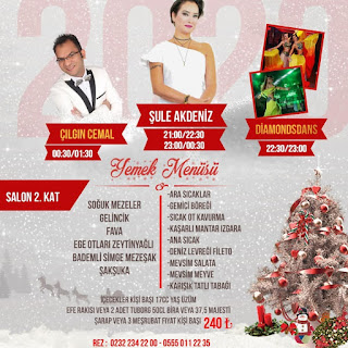 Izmir Yilbasi Programlari 2020 Menu Fiyatlari Mekan Arama Motoru Ne Kadara Yenir