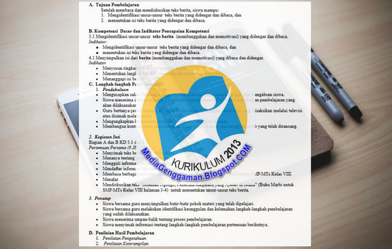 RPP 1 Lembar SMP Bahasa Indonesia Kelas 7 8 9 Semester 2 K13 Revisi Baru Download Contoh RPP 1 Lembar SMP Bahasa Indonesia Kelas 7 8 9 Semester 2 K13 Revisi Terbaru Lengkap - MediaGenggam