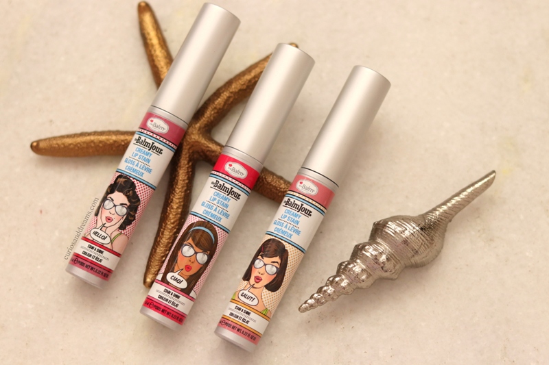 The Balm Jour Creamy Lip Stain Ciao, Hello & Salut Curios and