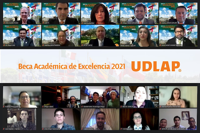 Estudiantes recibieron la Beca Académica de Excelencia de la UDLAP