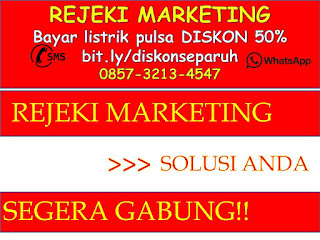 0857-3213-4547 Bayar Listrik Hanya separuh dari yang seharusnya di bayar dengan rejeki marketing