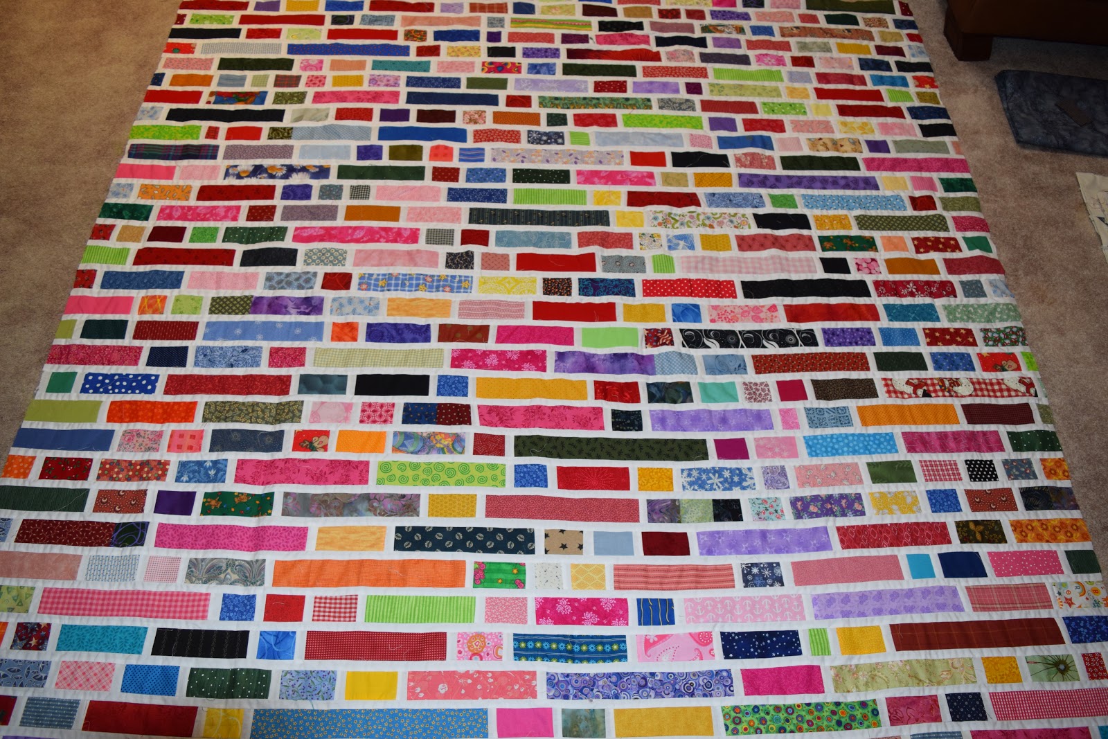 JulieKQuilts Quilt of many colors
