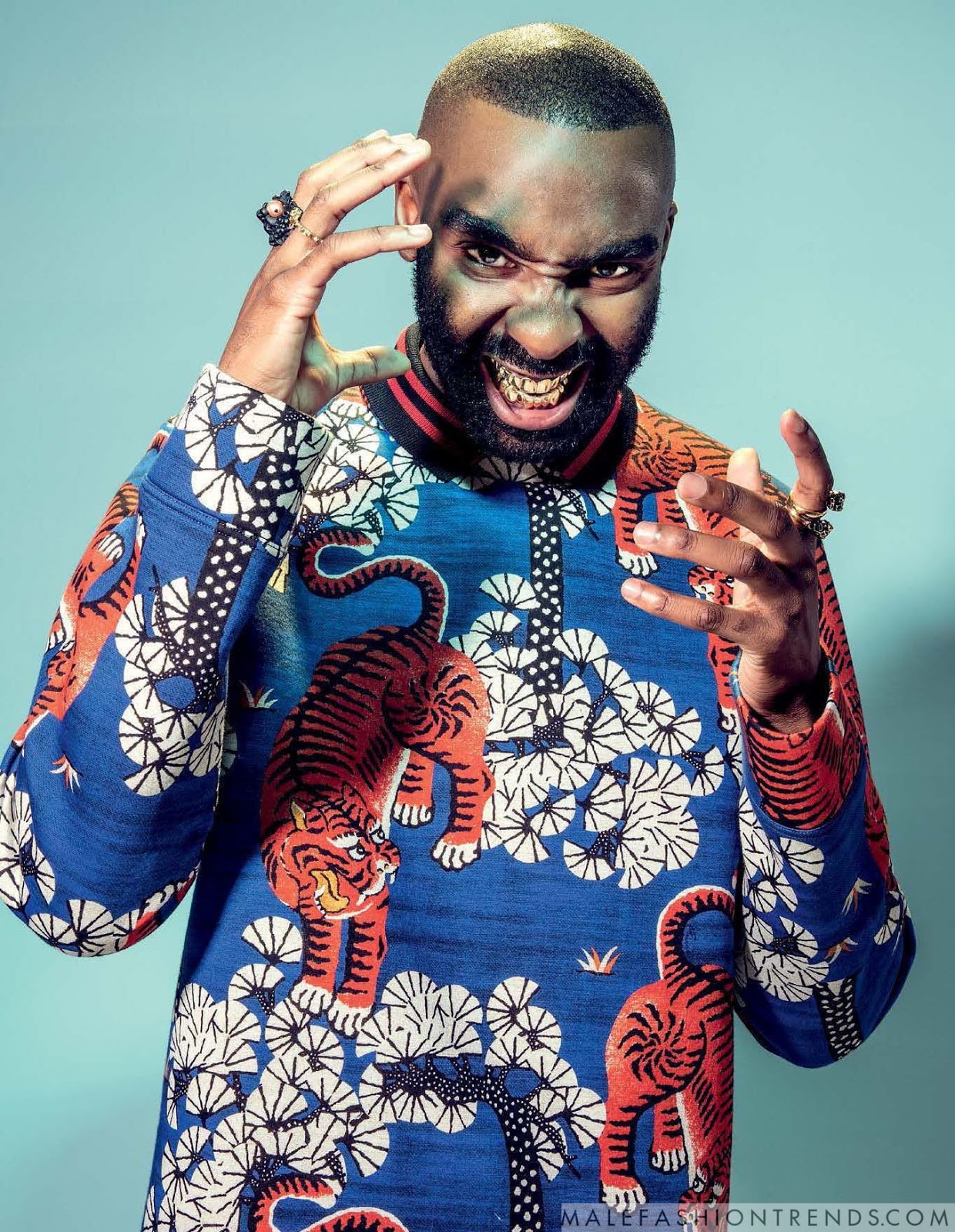 Ricky Rick para GQ Sudáfrica por Sacha Waldman