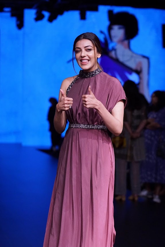 Kajal Aggarwal at Lakme Fashion Week 2018