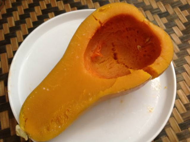 cooked butternut squash