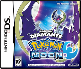 Pokemon Moon Diamond Cover,Boxart