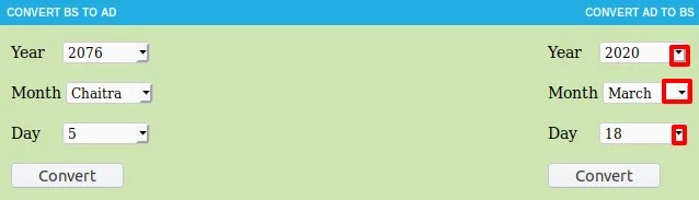 English to Nepali Date Converter English to Nepali Date Converter