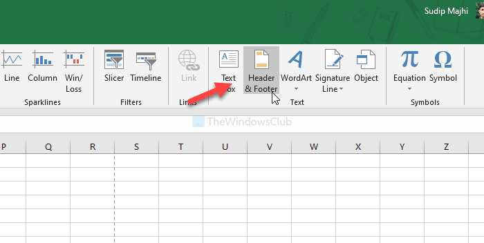Как добавить верхний и нижний колонтитулы в таблицу Excel