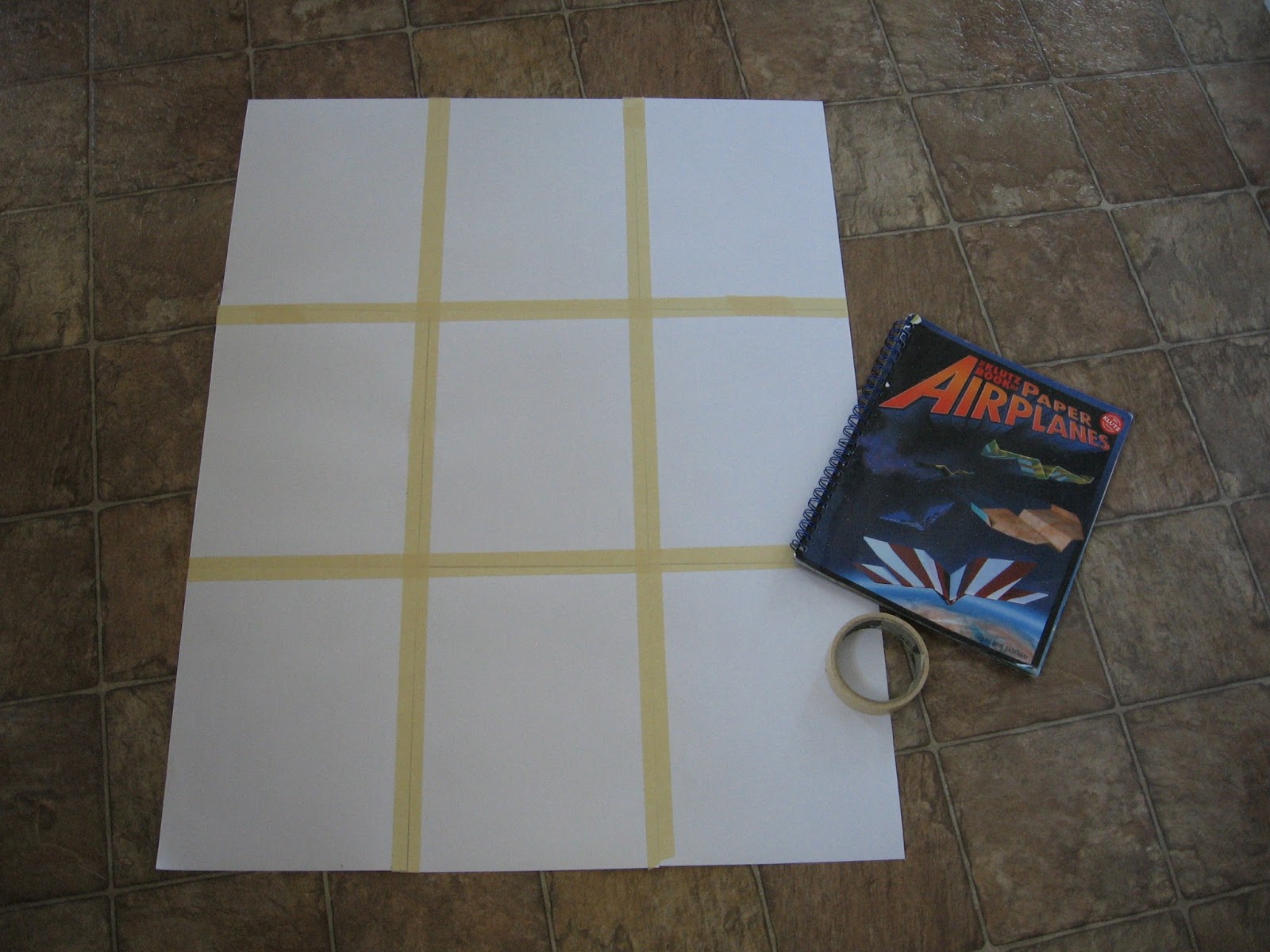 Almost Unschoolers Summer Fun Day 35 Really Big Paper Airplanes