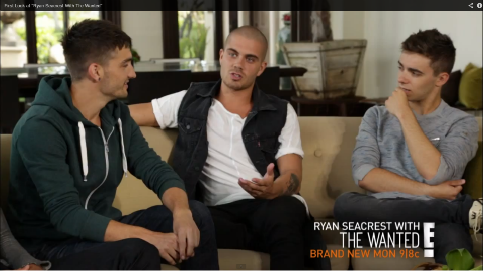 Proud Prisoners: Ryan Seacrest with The Wanted Life