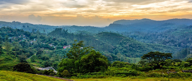 Sunset view from Sollaiyar dam