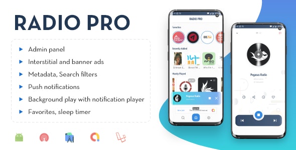 Radio Pro v2.0 - Multi-station Radio App with Admin Panel Radio Pro v2.0 - Multi-station Radio App with Admin Panel
