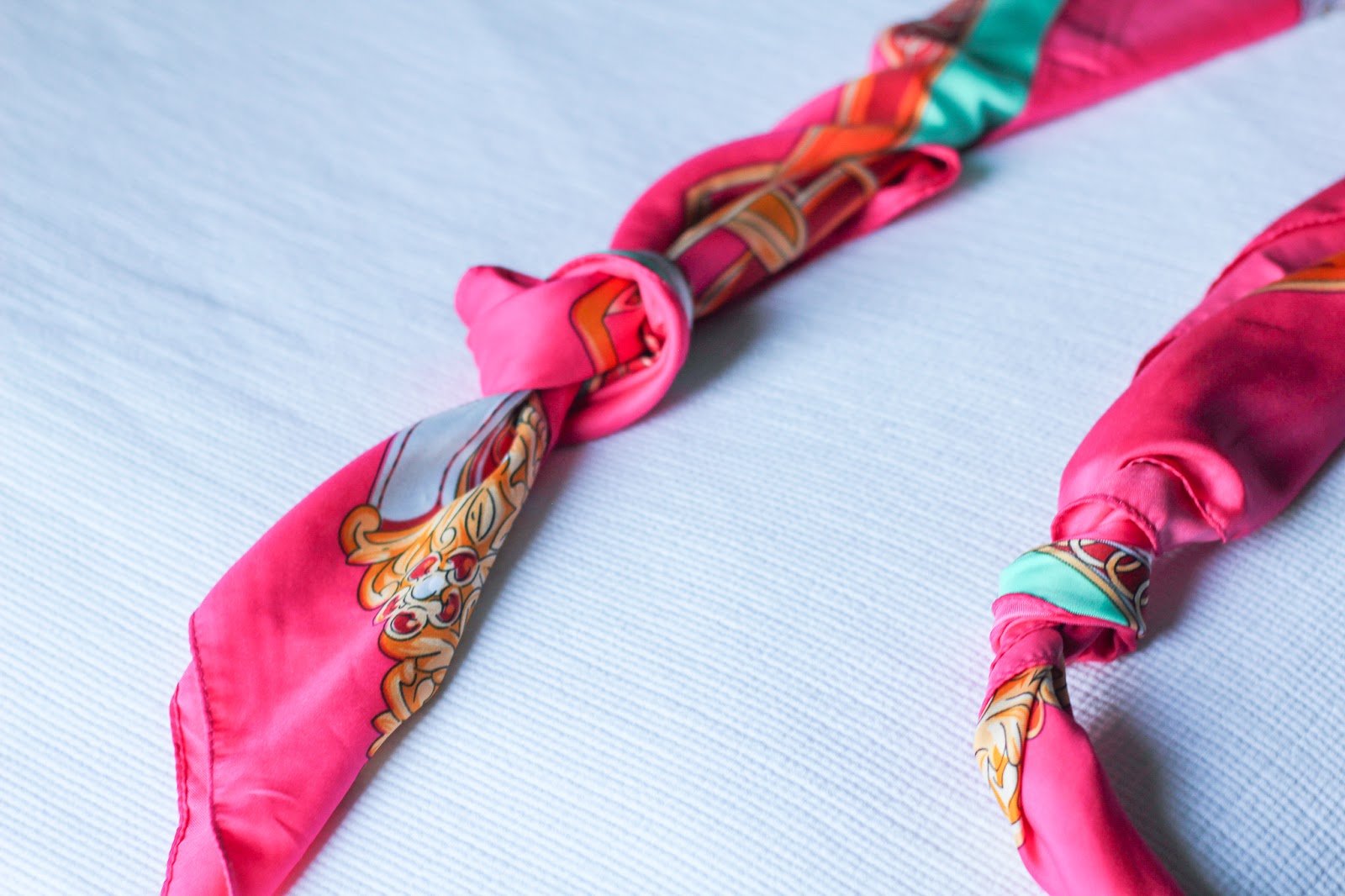 Prep In Your Step How To Tie A Silk Scarf {Where to Find Affordable