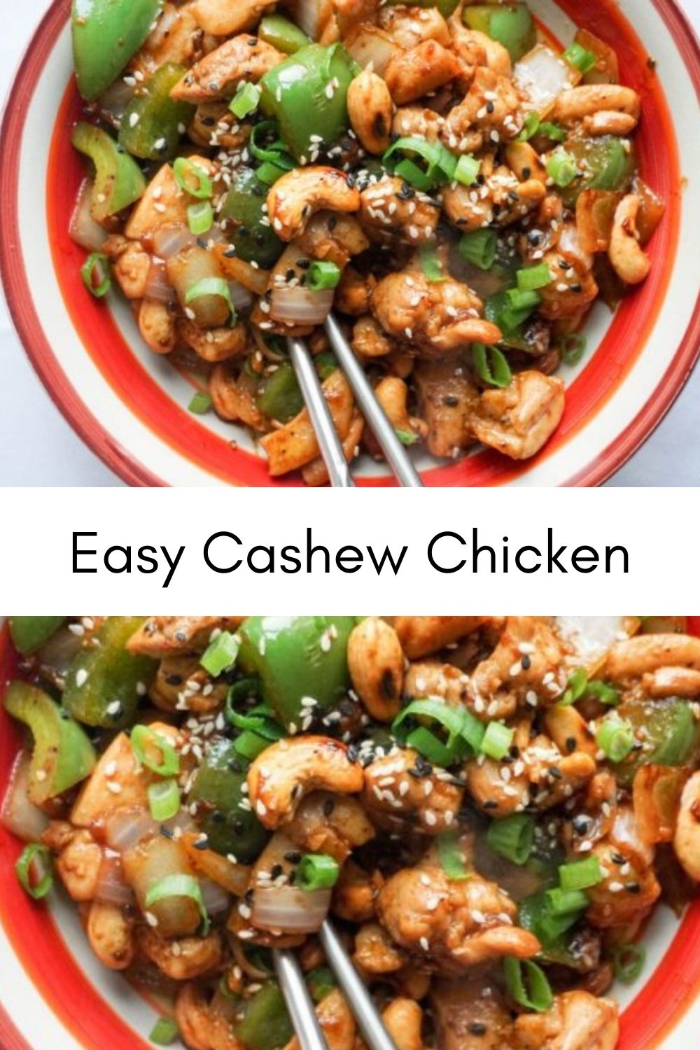 Easy Cashew Chicken - yanny bakes