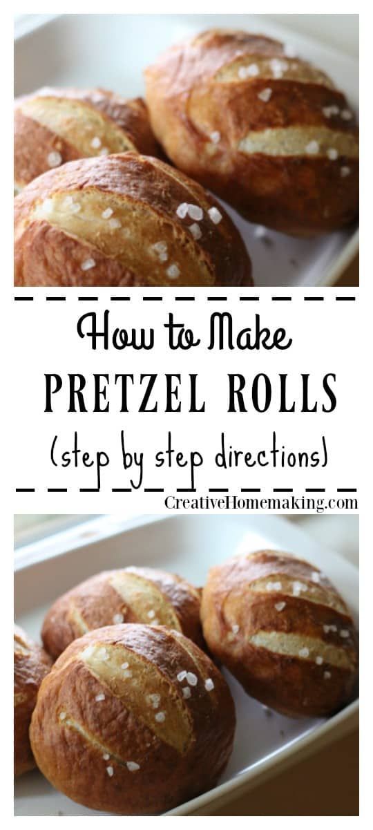 Homemade Pretzel Rolls RECIPE FOR HEALTHY