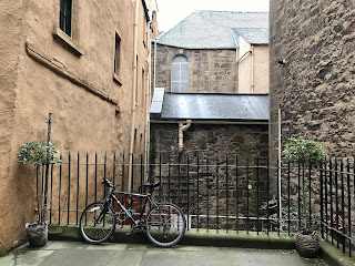 The Site of Major Thomas Weir's House, Edinburgh. Riddle’s Court – the lower building in background is reputed to be the remains of Major Weirs House. Photo by Kevin Nosferatu for the Skulferatu Project